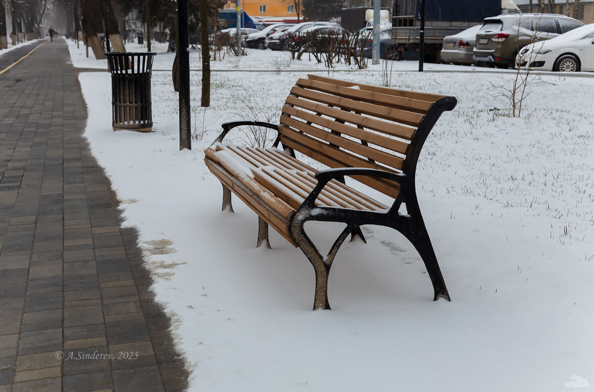 Весенний снежный день - Александр Синдерёв