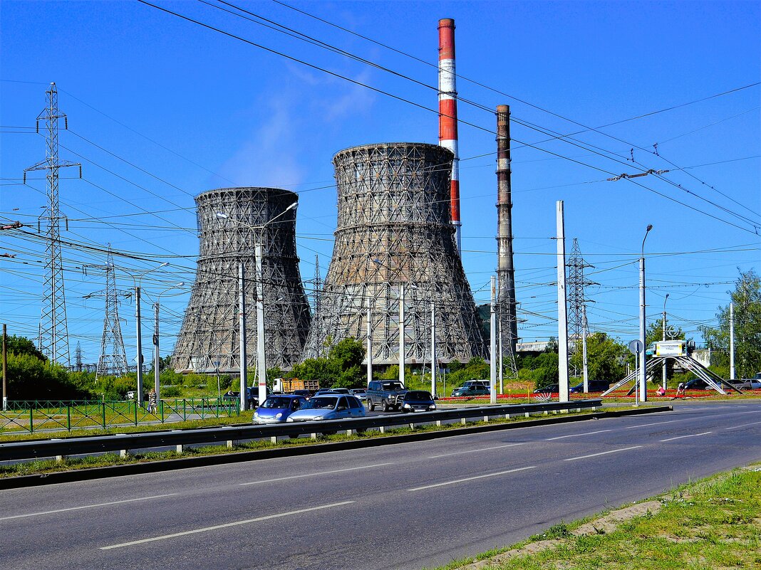 Чебоксары. Чебоксарская ТЭЦ - 2. - Пётр Чернега Чебоксары. Чебоксарская ТЭЦ - 2. - Пётр Чернега