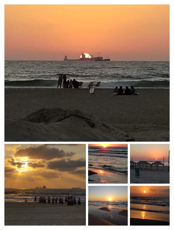 Коллаж по моим закатом. - Светлана Хращевская