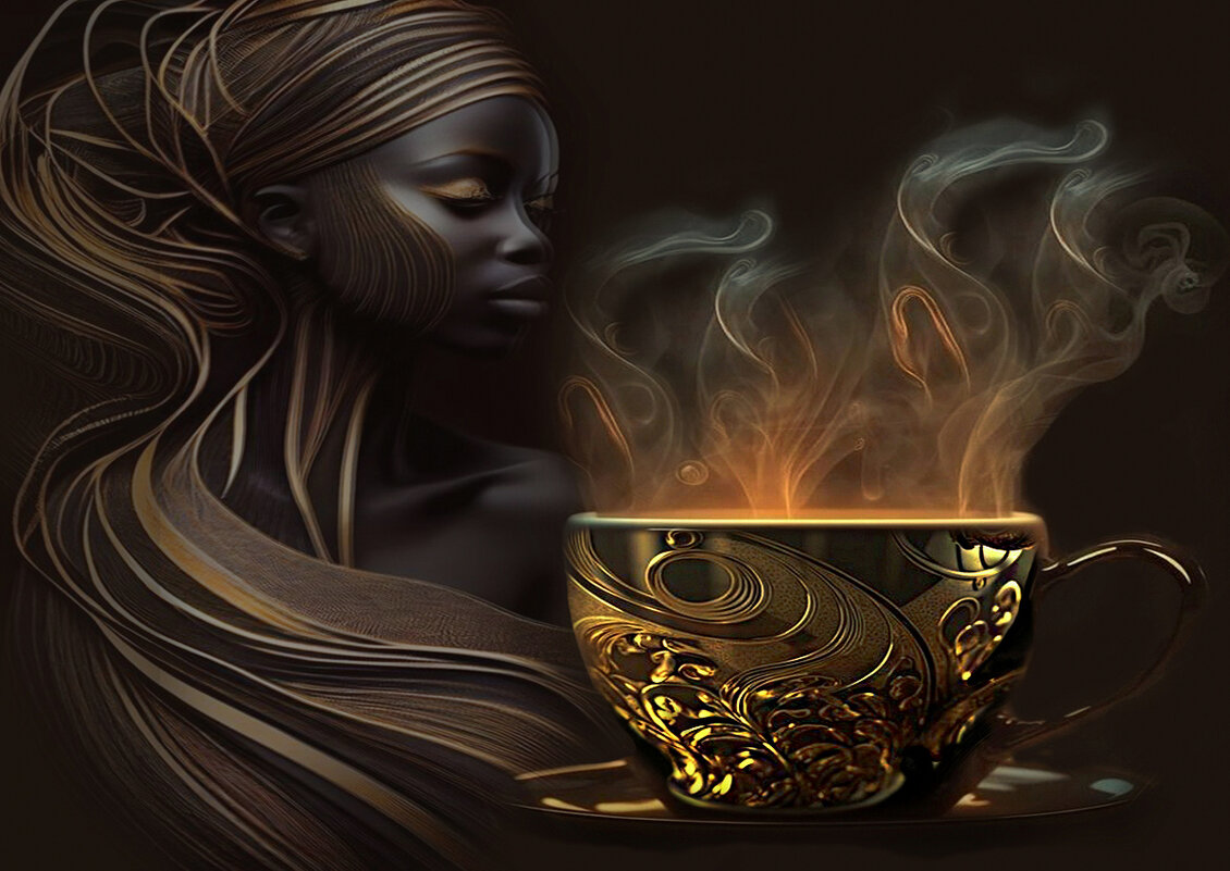 панно Черный кофе - Е.М. *** панно Черный кофе - Е.М. ***