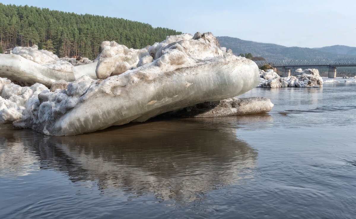 Ледоход на Мане - Марина Фомина.