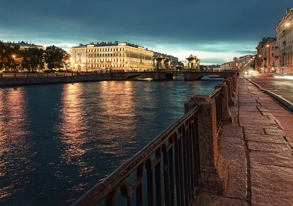 Вечер на Фонтанке - Серый Вечер на Фонтанке - Серый