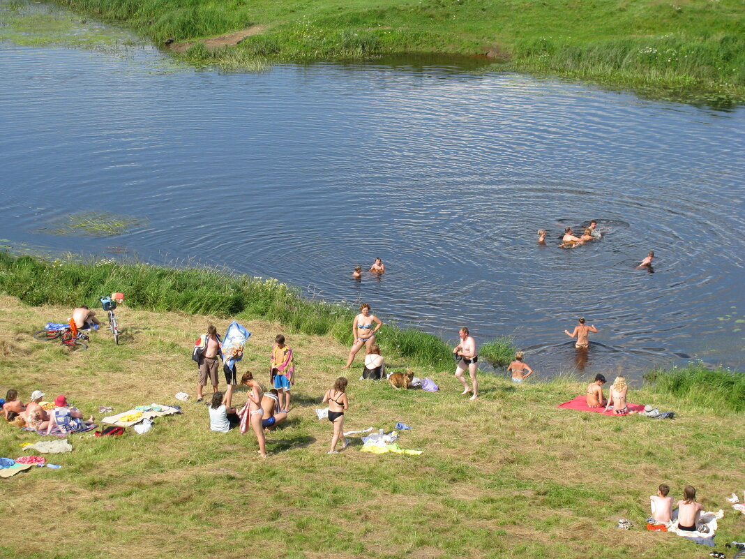 Купание в реке Сороть - Олег Зоркий Купание в реке Сороть - Олег Зоркий