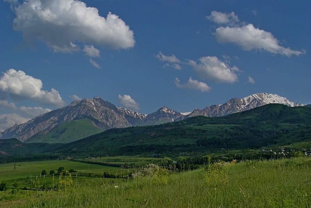 БОЛЬШОЙ ЧИМГАН, 3300м, вид со стороны. - Виктор Осипчук БОЛЬШОЙ ЧИМГАН, 3300м, вид со стороны. - Виктор Осипчук