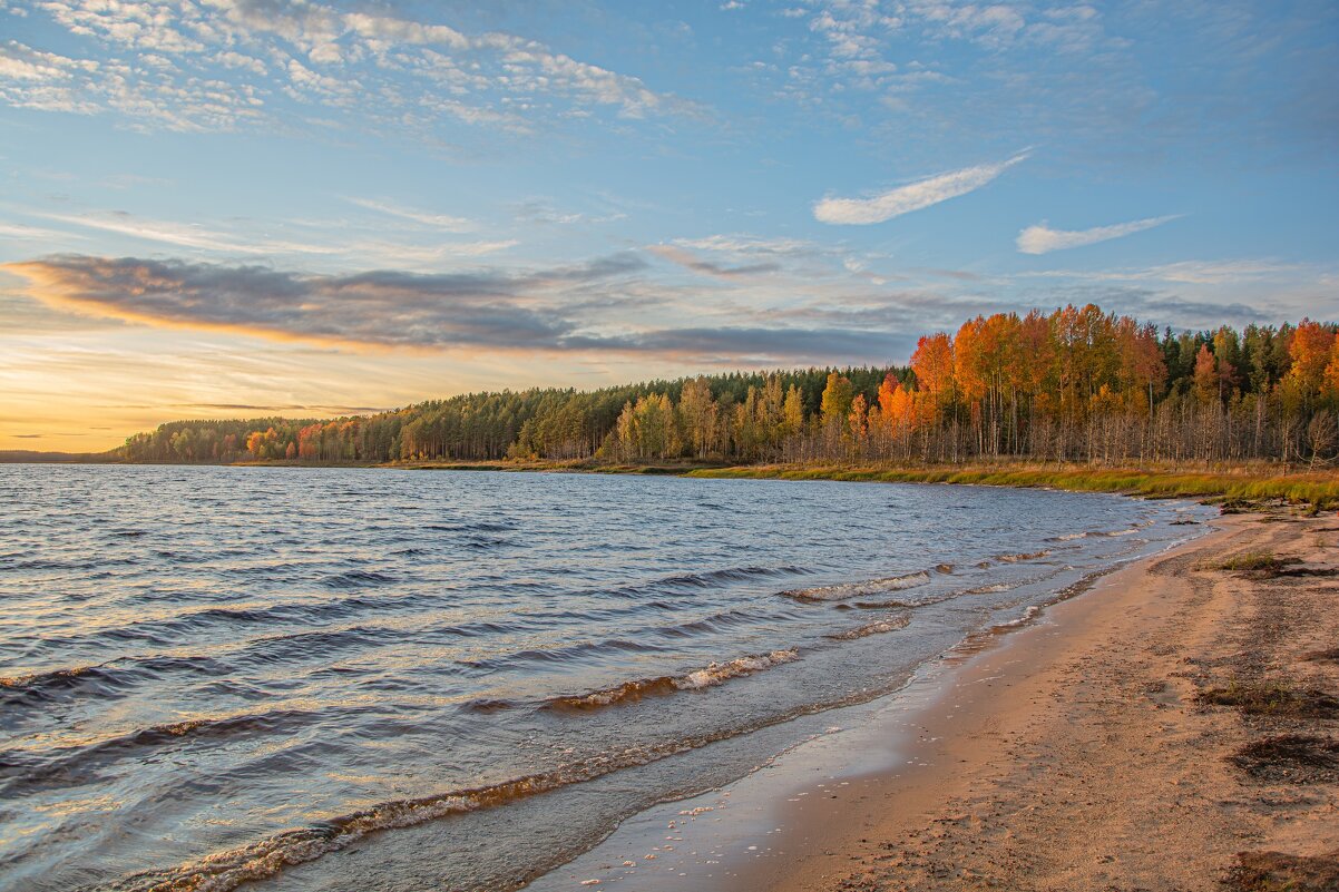 Закат на озере Съезжее - Александр Филатов Закат на озере Съезжее - Александр Филатов