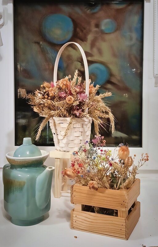 Вечерний натюрморт на подоконнике - Елена Строганова Вечерний натюрморт на подоконнике - Елена Строганова