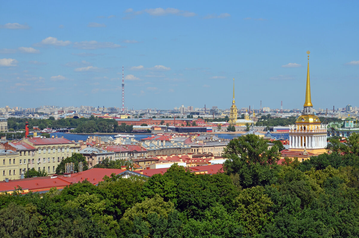 Санкт Петербург. Вид на город с высоты Исаакиевского собора. - Сергей М Санкт Петербург. Вид на город с высоты Исаакиевского собора. - Сергей М