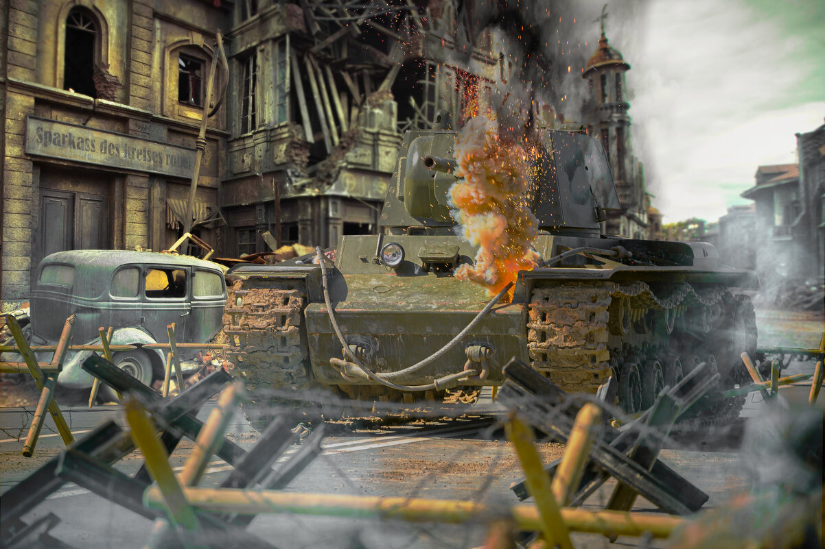 КВ 1 в Берлине - Виктор Седов