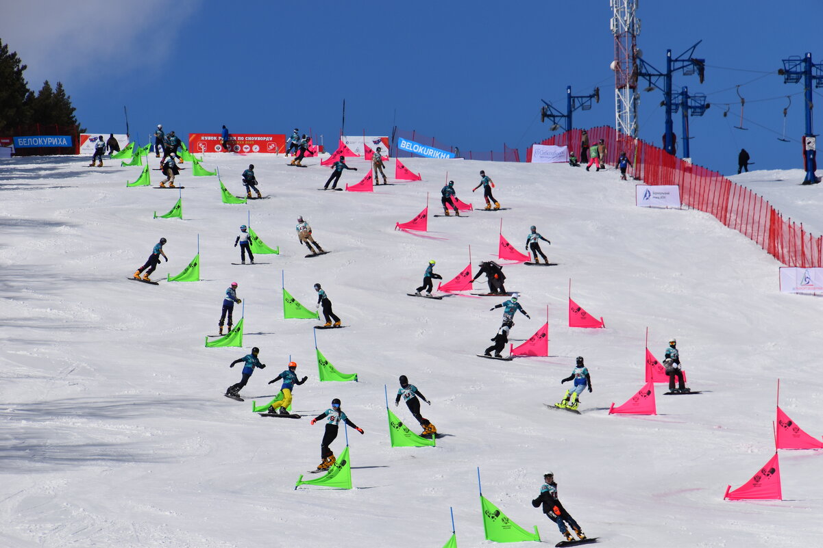 На кубке России по сноуборду - Владимир Звягин