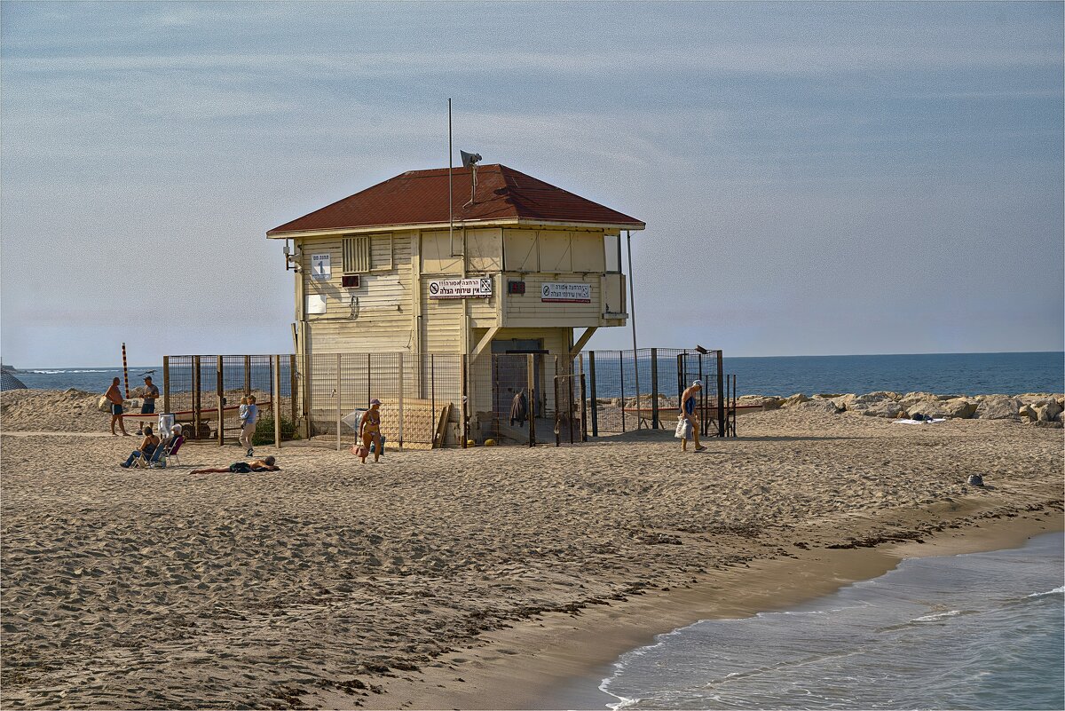 Израиль УТРО ,2025г, Бат-Галим , Средиземное море Набережная - ujgcvbif 