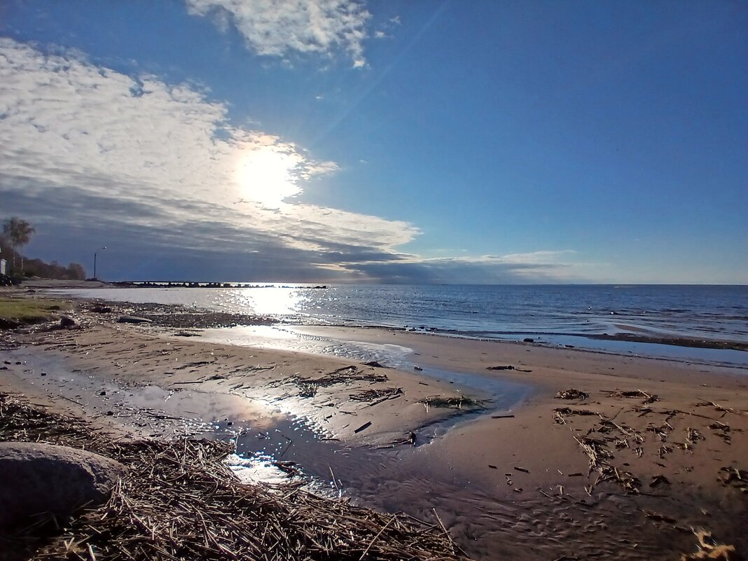 Освещённый солнцем Финский залив. - Лия ☼ Освещённый солнцем Финский залив. - Лия ☼