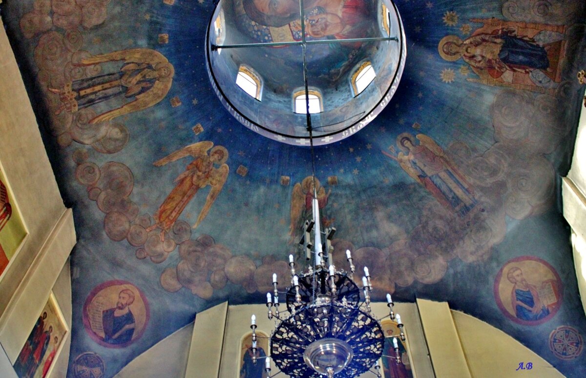 Потолочная роспись в Храме Казанской иконы Божьей Матери. - Восковых Анна Васильевна Потолочная роспись в Храме Казанской иконы Божьей Матери. - Восковых Анна Васильевна