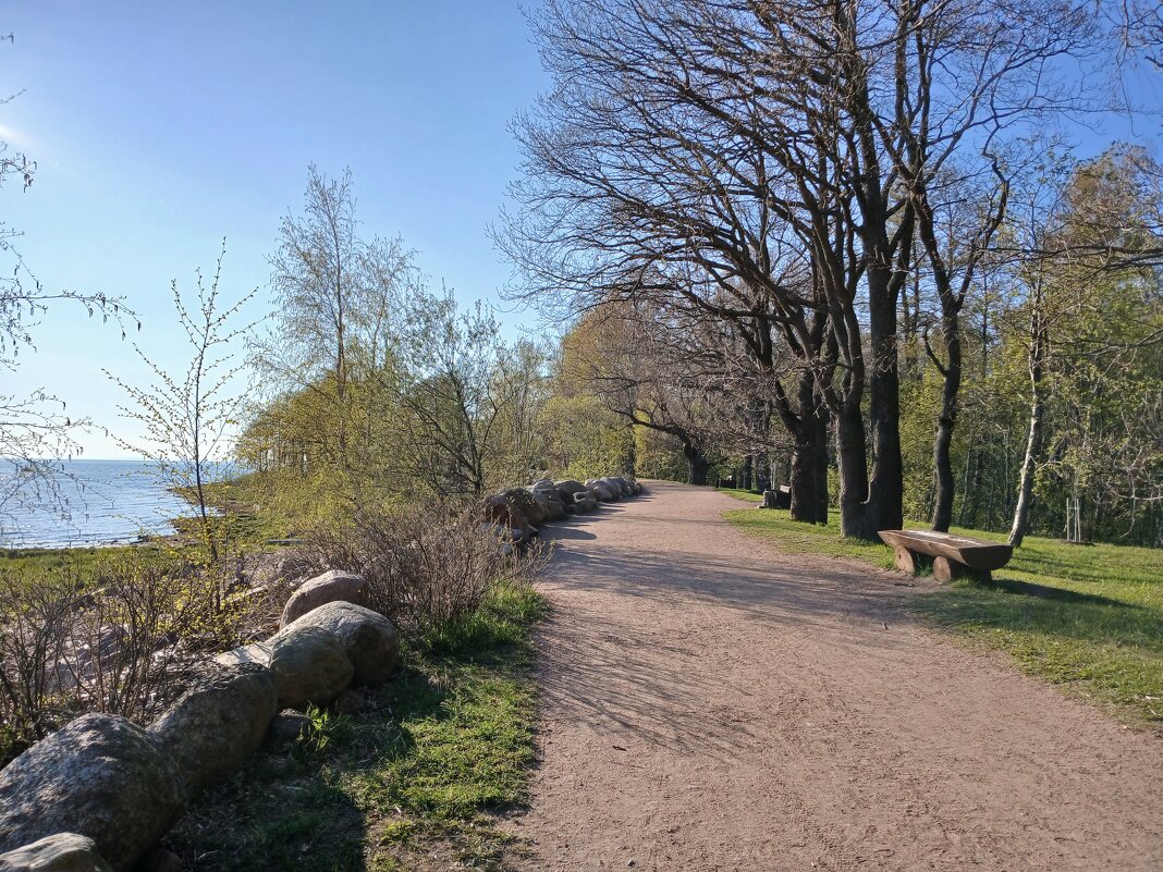 Аллея вдоль залива - приятно прогуляться в любое время года. - Лия ☼