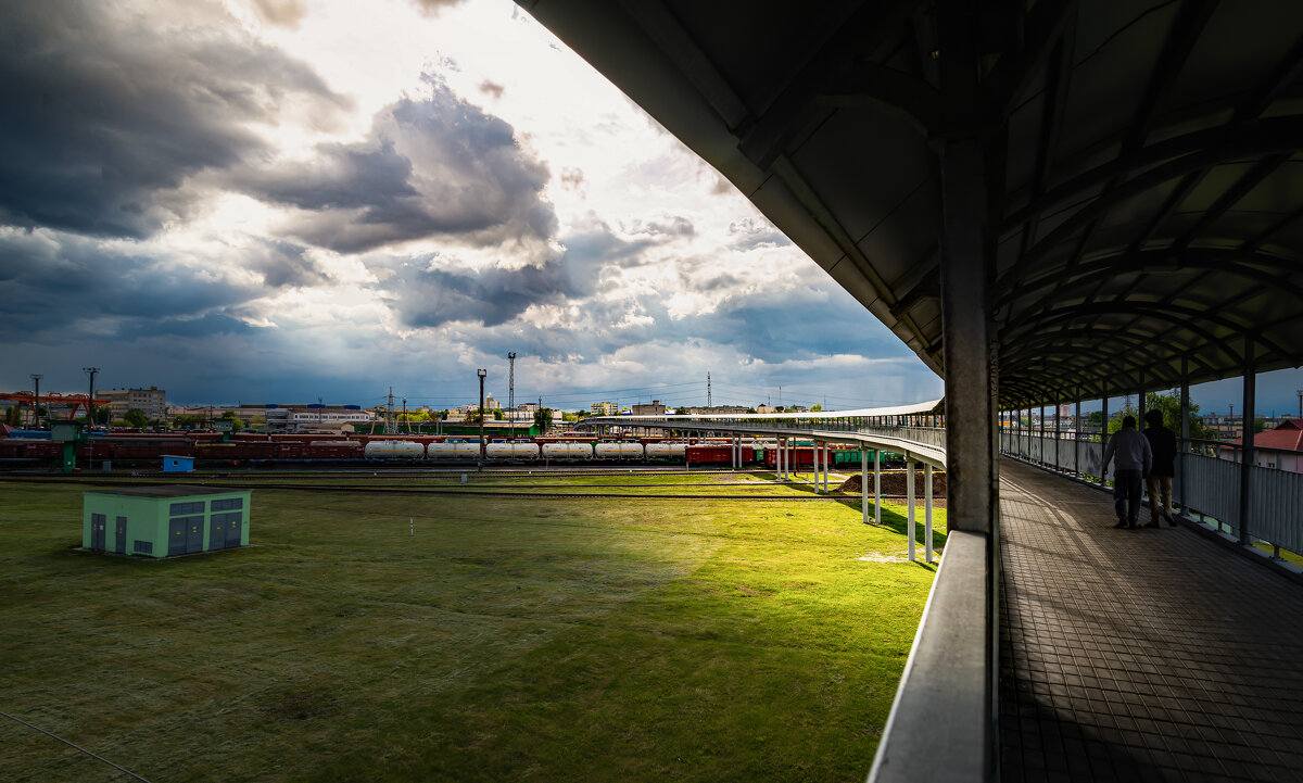 Пешеходный мост в Гомеле. - Андрей Сосновский