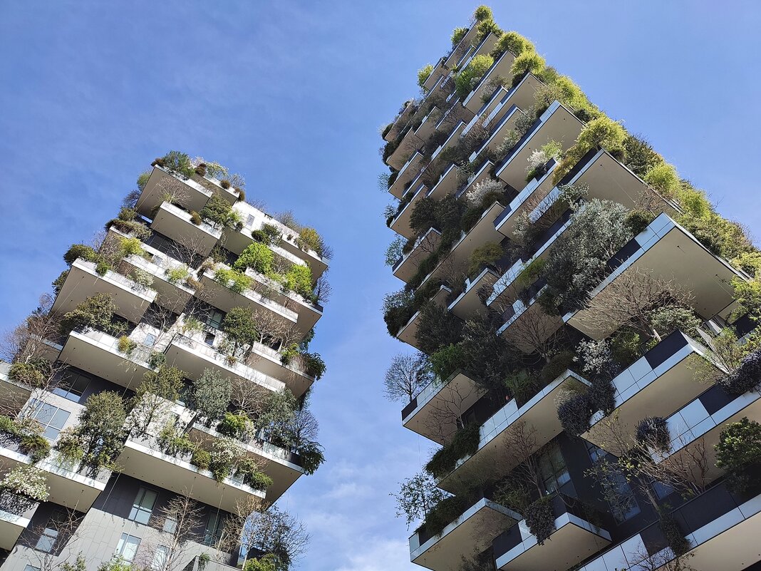 Милан небоскребы Bosco Verticale Вертикальный лес - Civetta *** Милан небоскребы Bosco Verticale Вертикальный лес - Civetta ***