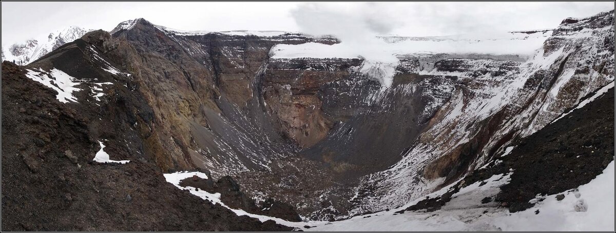 Калдера вулкана Плоский Толбачик. - Михаил Свиденцов