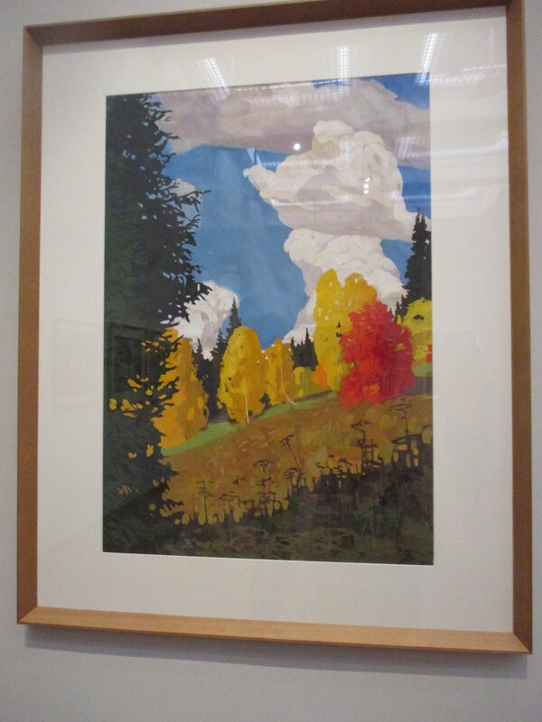 Виктор Попков (1932-1974).  Дождь прошел. 1961 год - Маера Урусова