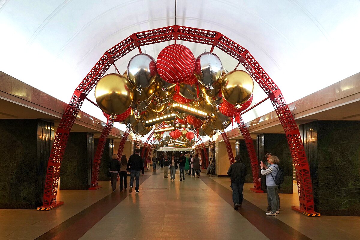 Праздничное оформление станции. - Татьяна Помогалова Праздничное оформление станции. - Татьяна Помогалова