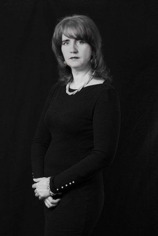 Ростовой женский портрет_ЧБ - photo Bo Ростовой женский портрет_ЧБ - photo Bo