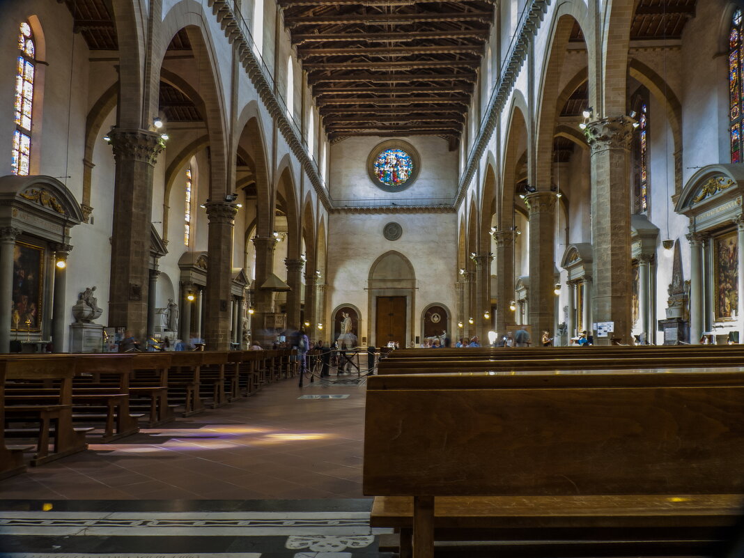 Интерьер базилики Санта-Кроче - Наталья Rosenwasser Интерьер базилики Санта-Кроче - Наталья Rosenwasser
