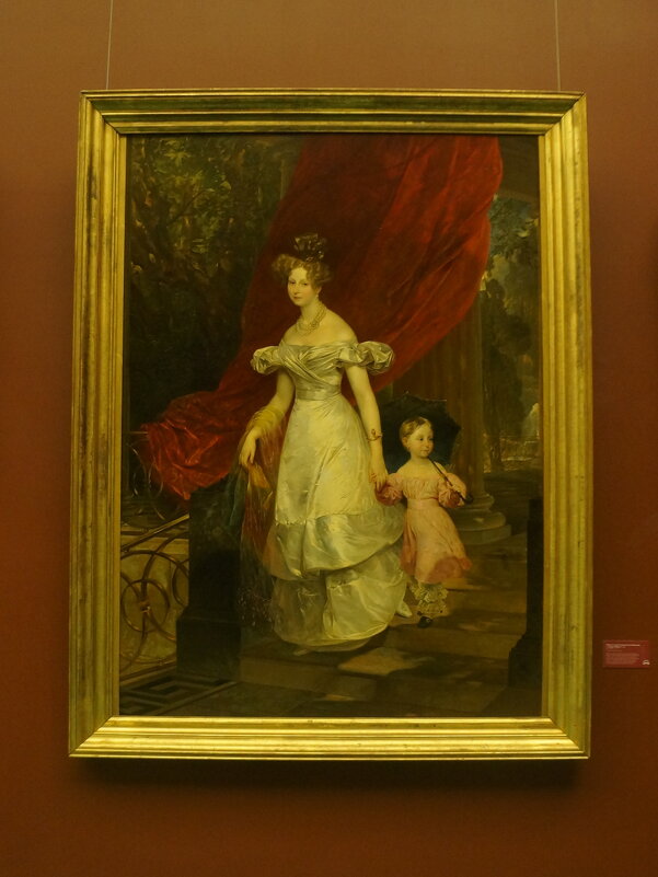 Портрет великой княгини Елены Павловны с дочерью Марией / 1830 - zavitok * Портрет великой княгини Елены Павловны с дочерью Марией / 1830 - zavitok *