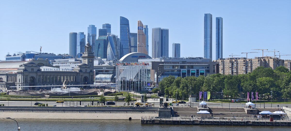 Киевский вокзал и Москва-Сити - <<< Наташа >>> Киевский вокзал и Москва-Сити - <<< Наташа >>>