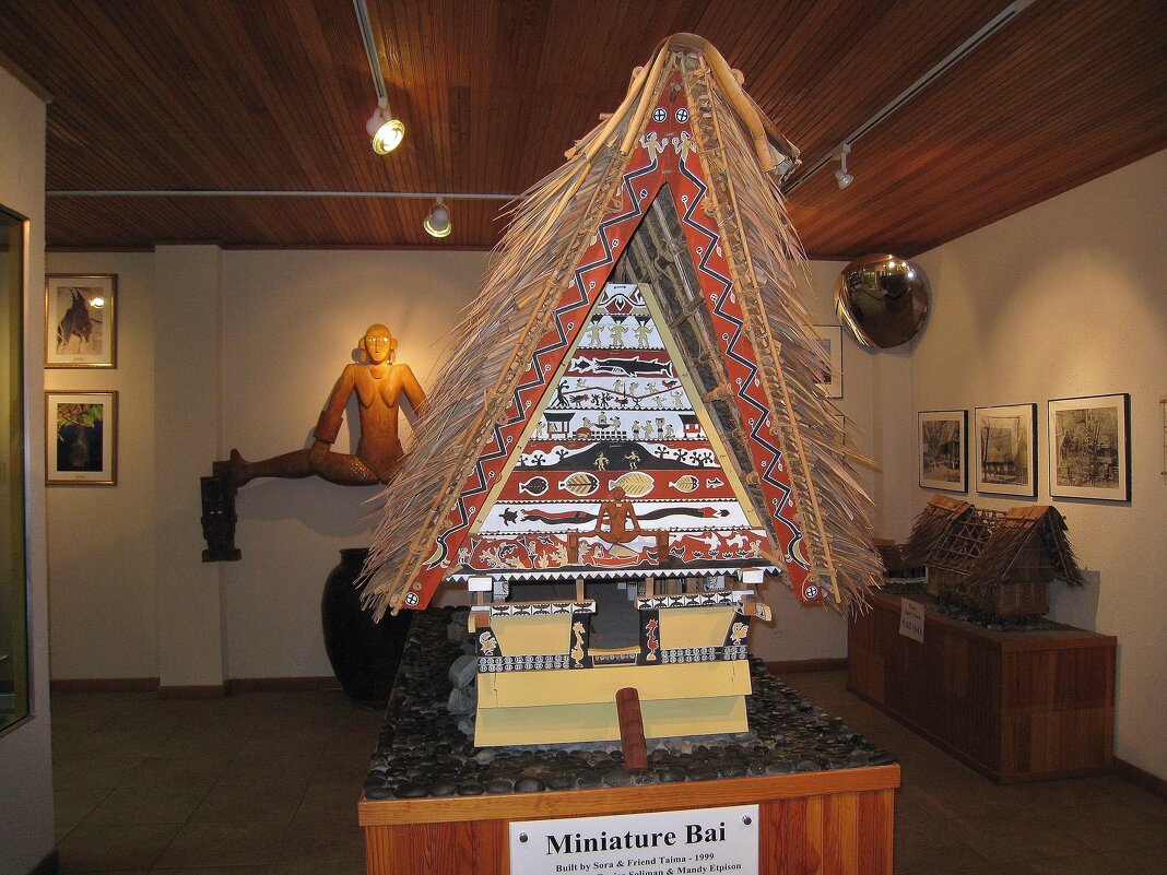 Макет традиционного молитвенного дома на островах Палау. - unix (Илья Утропов)