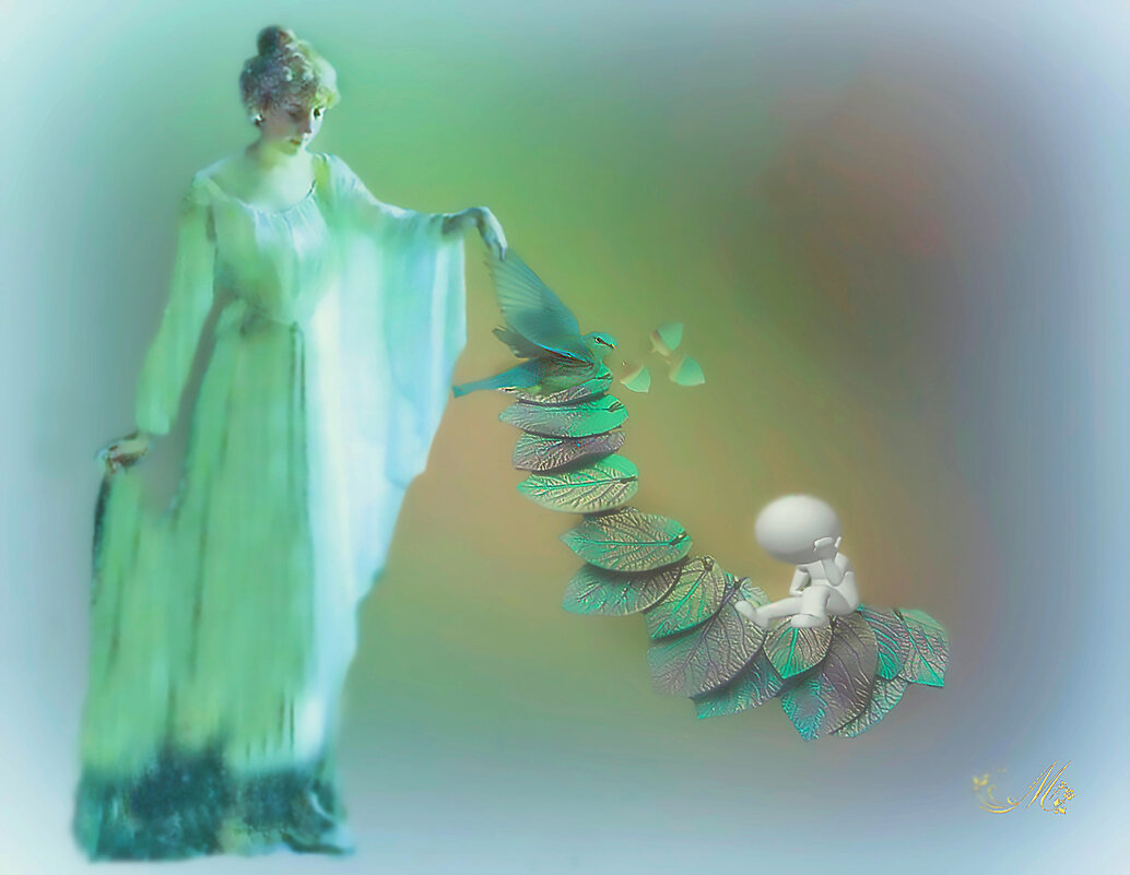 Малыш в поисках друзей.  Встреча с малышом  (  №1  ) - Е.М. ***