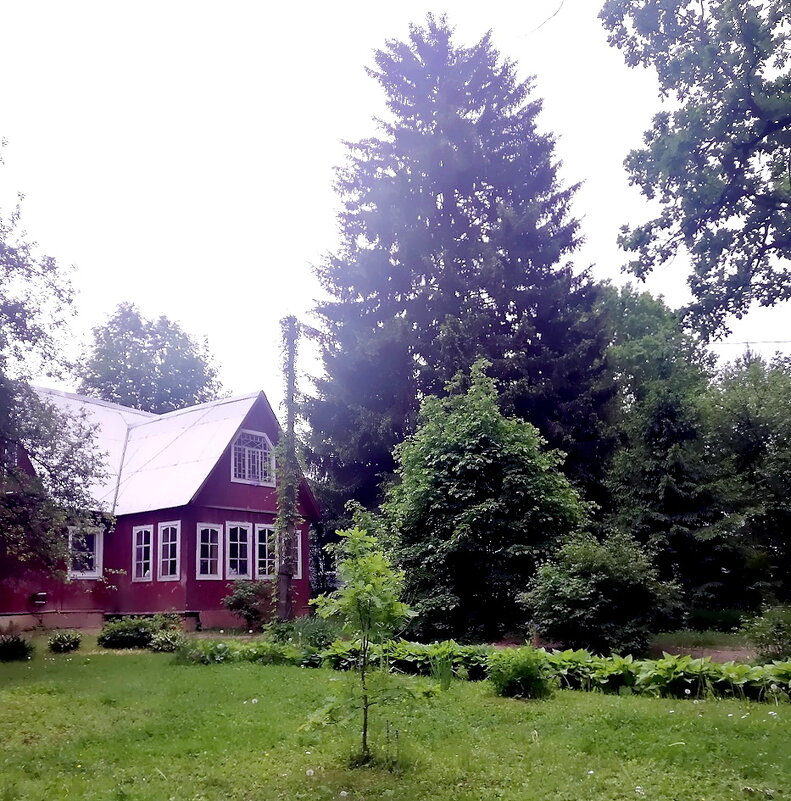 Дачный пейзаж. - Ольга Довженко Дачный пейзаж. - Ольга Довженко