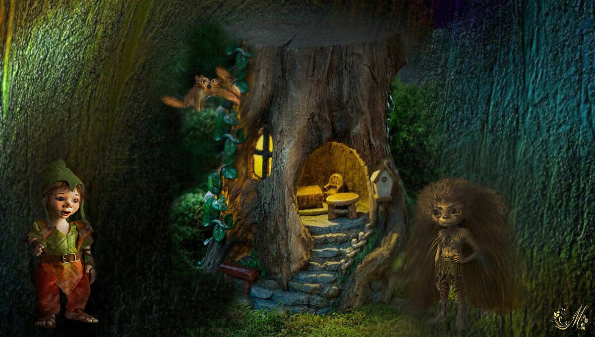 Малыш в поисках друзей.Встреча с  замарашкой   № 12 - Е.М. ***