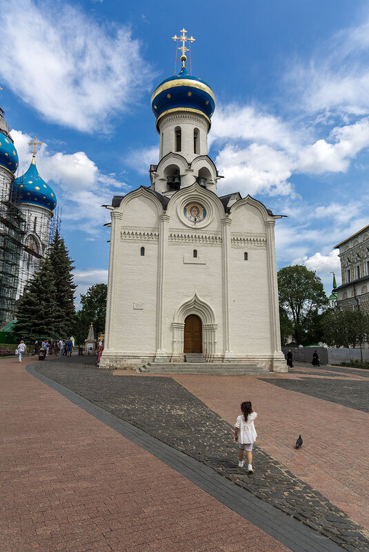Девочка, голубь и волшебный звон колоколов. - vladimir Б Девочка, голубь и волшебный звон колоколов. - vladimir Б