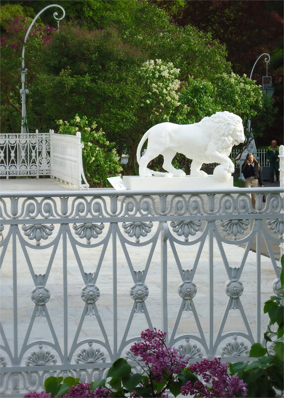 лев в цветах - sv.kaschuk 