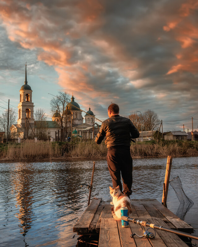 Вечер в деревне - Владимир Колесников Вечер в деревне - Владимир Колесников