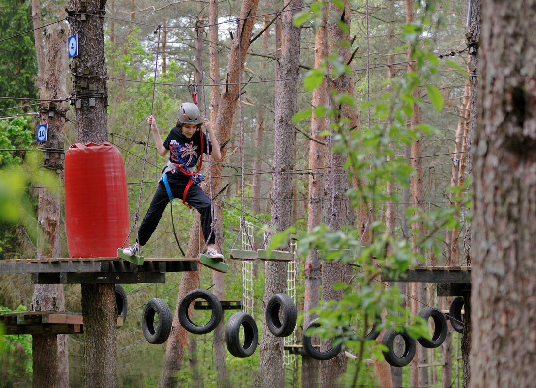 Верёвочный городок - опасный аттракцион - Светлана Былинович