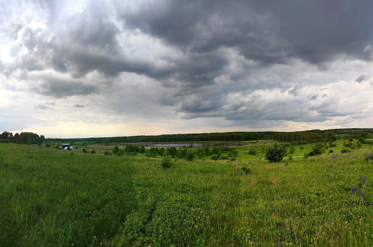 Каринское поле / Вид на Каринское озеро - Денис Бочкарёв