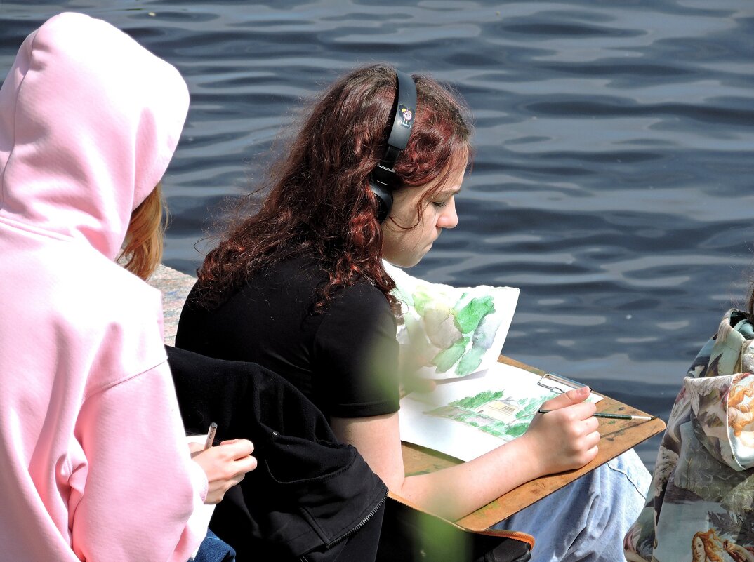 Летний пленэр у юных художников - Мария Васильева