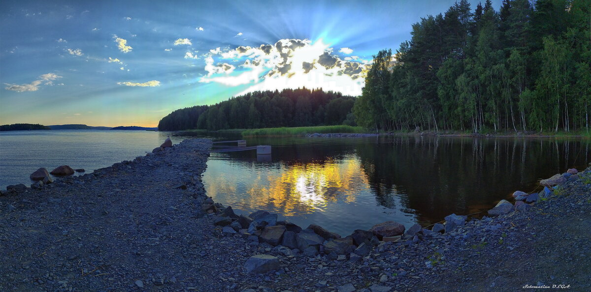 на закате..... - Ольга Cоломатина