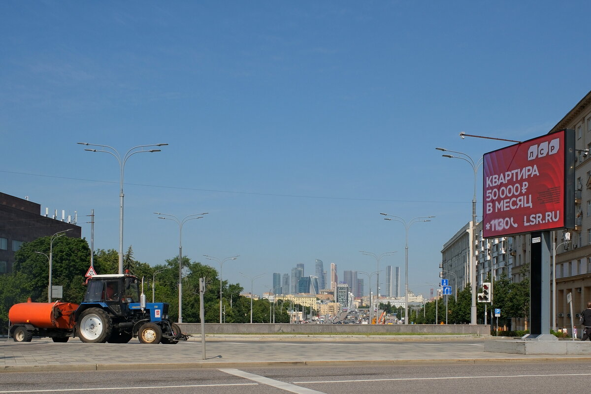 Москва-сити. Вид с Октябрьской площади. - Лютый Дровосек