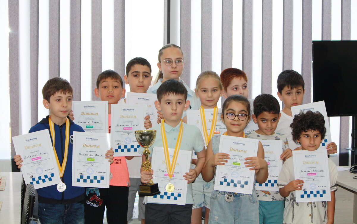 Младшая группа: победитель и призёры - Константин Штарк