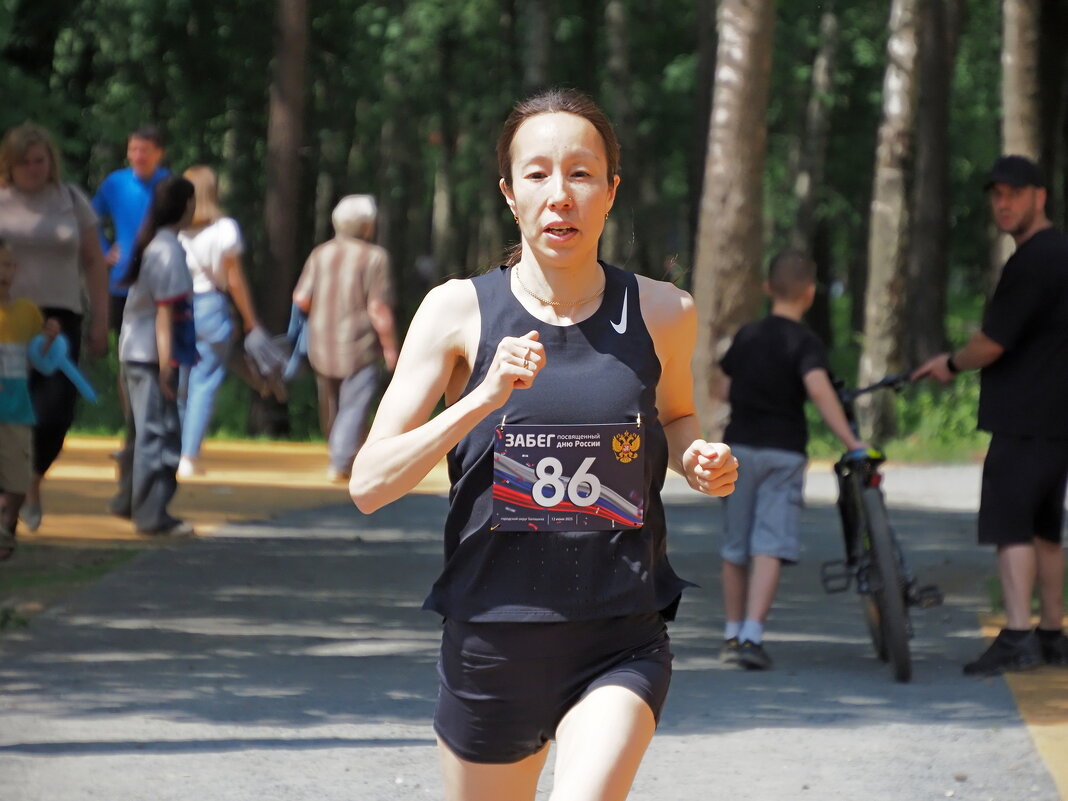 3 место масс-старта на финише - photo Bo