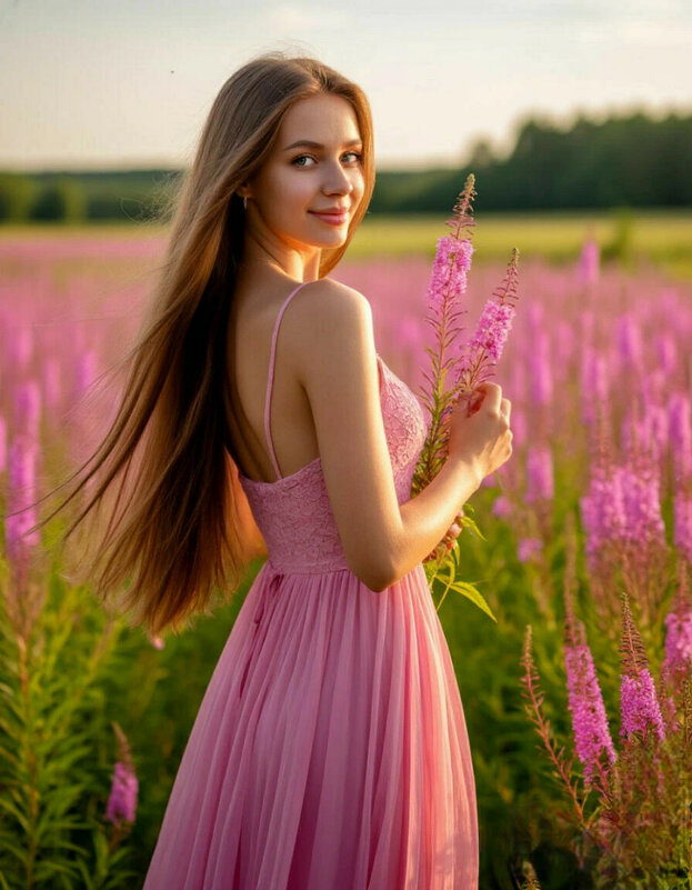 Девушка в поле - Сергей Кочнев