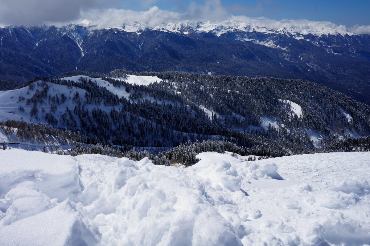 Горный пейзаж зимой - Мишель71 