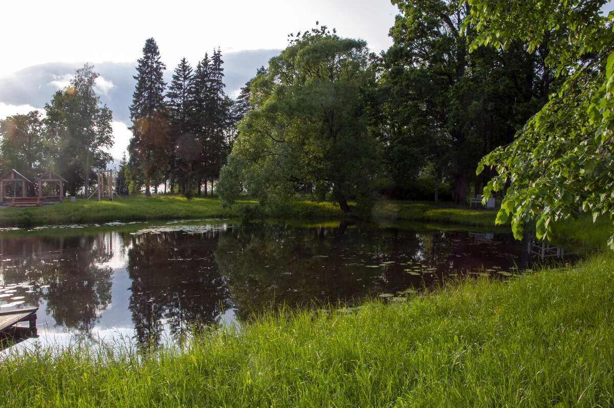 Пруд в усадебном парке - Gen Пруд в усадебном парке - Gen