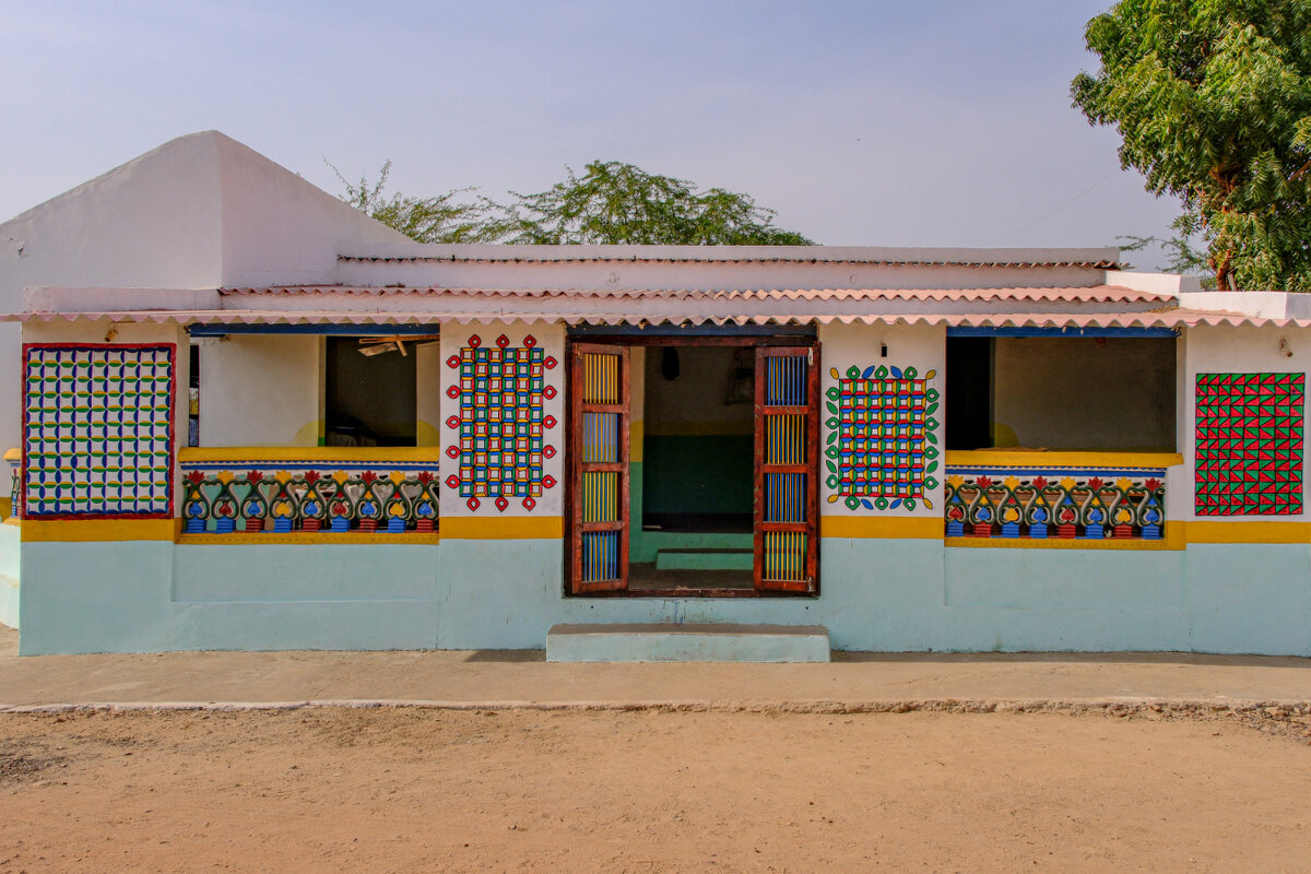 Фасад дома в штате Гуджарат - Георгий А