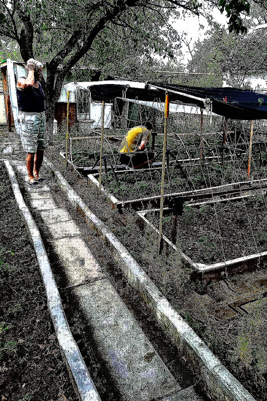 На даче - Юрий Гайворонскiий