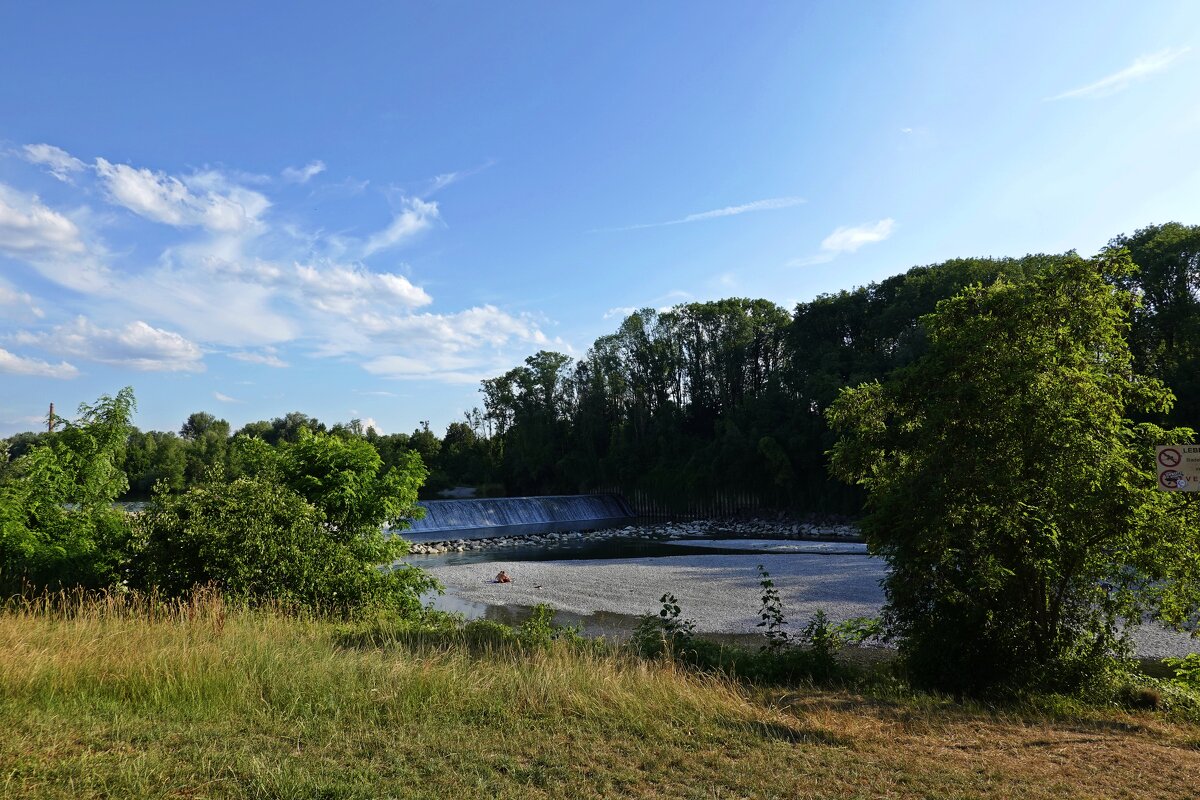 Жаркий  июль....на реке Лех - Галина 