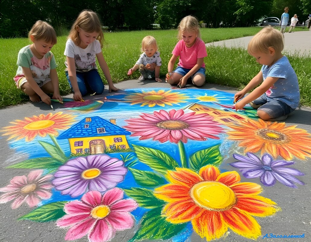 С Днём рисования на асфальте! - Андрей Заломленков