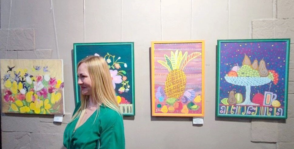 Виставка Дарії Брюхович "Коли творить душа - серце співає". - Степан Карачко