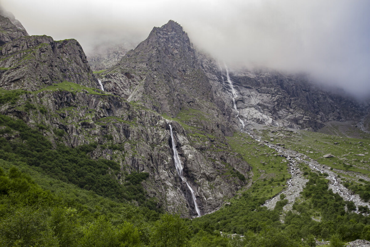 Водопады Гизельдонского ущелья - Сергей Водопады Гизельдонского ущелья - Сергей