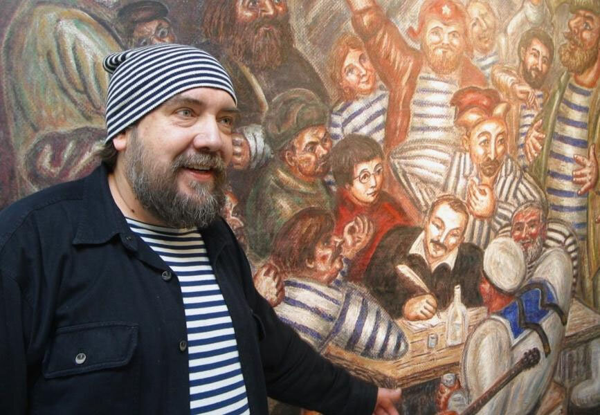 Дмитрий Шагин -- основатель и идеолог художественного направления Митьков. - Стальбаум Юрий Дмитрий Шагин -- основатель и идеолог художественного направления Митьков. - Стальбаум Юрий